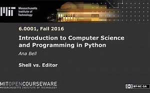 MIT Introduction to Computer Science and Programming in Python （计算机导论和Python编程）