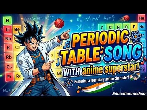 Periodic table song 2026 Hindi version funny periodic table song || periodic table learning tricks