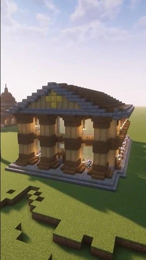 Minecraft Courthouse - MineTober Day 31