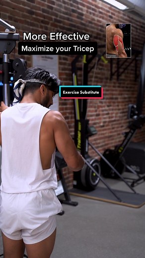 Cable Kickbacks: try this substitute #tricep #armday