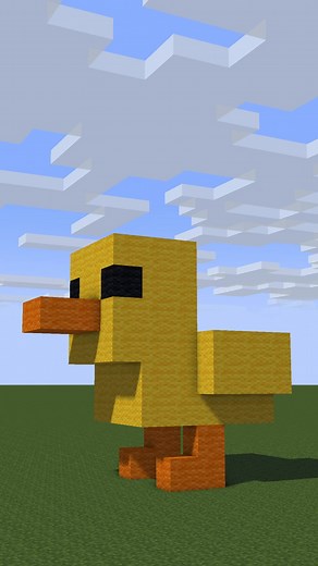 Minecraft Duck Design #minecraft #duck #design #idea #animation #building #minecraftbuilding #tutorial #minecrafttutorial #fyp #satisfying #foryou