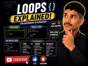L 01 | Loops in C Programming | For, While & Do While Explained with Examples |
