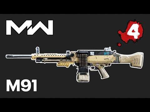 Modern Warfare's M91 in - Left 4 Dead 2 - M60 Mod in Action