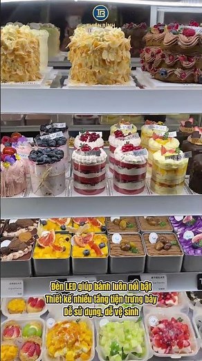 Giới thiệu tủ trưng bày bánh kem