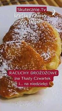Racuchy drożdżowe na Tłusty Czwartek (i nie tylko) #przepis #skutecznietv #tłustyczwartek
