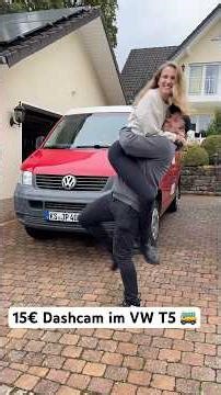 15€ Dashcam im VW T5 🚌 habt ihr auch eine? #dashcam #camper #vanlife #t5