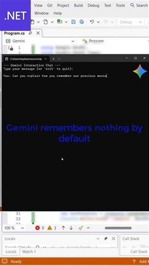 How to Build AI Agents with Memory in .NET 10 #dotnet #AI #GeminiAI #Programming #coding #education
