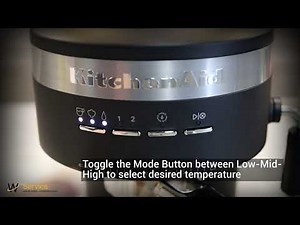 KitchenAid Espresso Adjusting Water Temperature