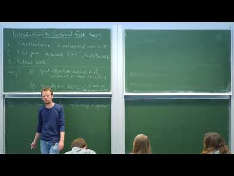 Introduction to conformal field theory, Lecture 1