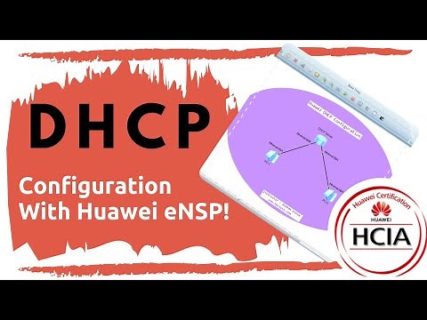 Huawei DHCP Configuration on eNSP