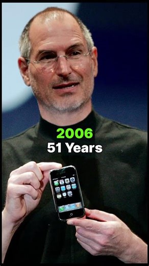 Steve Jobs Then vs Now 🍎😮