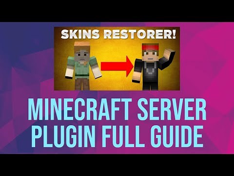Full Guide to SKINSRESTORER | Change your Minecraft Skin on your Minecraft Server