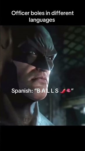 Batman saying Officer Boles in Arkham Asylum