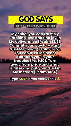 Read God’s Words About “Trust” 🙏 Inspired by Lord’s Prayer Scriptures