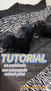 Así hice este Acolchado con estampado 4nimal print #fblifestyle | Taroma by XimeAc