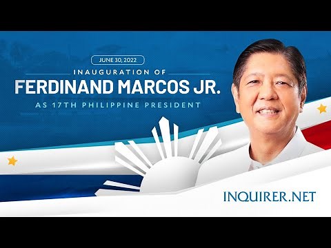 LIVE: Inauguration of Ferdinand Marcos Jr as 17th Philippine President