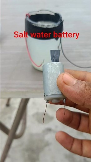 how to make a salt water battery