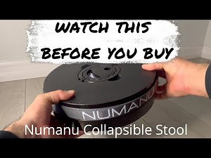 Demonstrating How EASY TO EXPAND and COLLAPSE This NUMANU XXL Collapsible Stool Is [PRODUCT REVIEW]