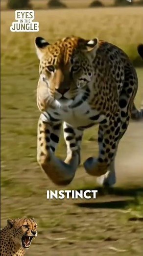 Jaguar Thunder Run Across the Savannah #jaguar #wildanimals #youtubeshorts