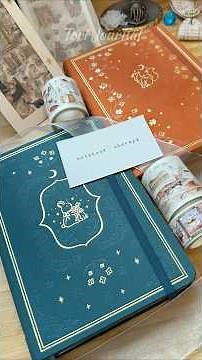 ASMR magical unboxing from Notebook Therapy✨🦊🍂|#asmr #unboxing #haul #journal #stationery #fypシ