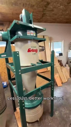 Grizzly Industrial, Inc. on Instagram: "A cleaner shop starts here.⁠ ⁠ @aspenmadeco just upgraded to the @grizzlymachines #G0440 Cyclone Dust Collector. Efficient, powerful, and built to keep your shop air crystal clear!"