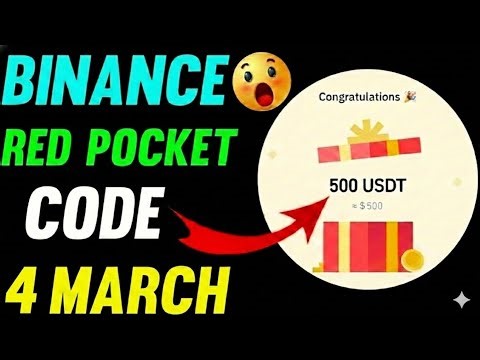Binance Red Packet Codes Today (4 March) | Free Bitcoin Code Inside 💰💸