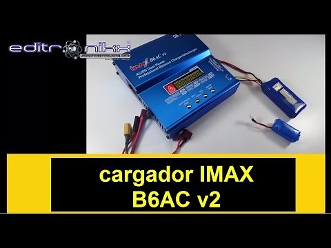 como cargar y balancear baterías lipo con cargador SKYRC imax B6AC V2