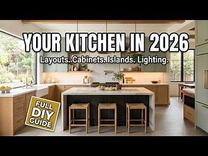 15 DIY Kitchen Design Ideas for 2026: Layouts, Cabinets, Islands and Lighting Explained