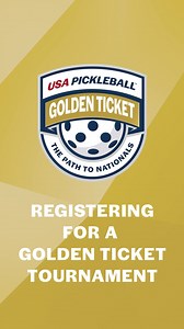 8.3K reactions · 19 shares | Mesa—Register early for the USA Pickleball Golden Ticket Tournament and save $15. Play your way to Nationals and earn your title. | USA Pickleball | Facebook