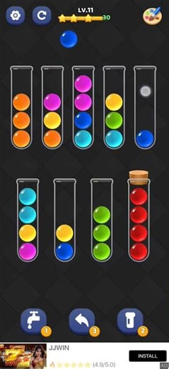 ball sort gameplay new game #ballsortpuzzle #ballsortpuzzlegameplay