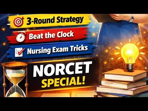 Complete Every Exam on Time 🚀 | Proven MCQ Strategy for NORCET
