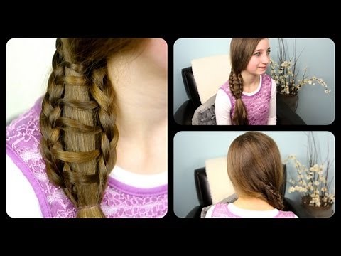 Ladder Braid Side Ponytail | Cute Girls Hairstyles