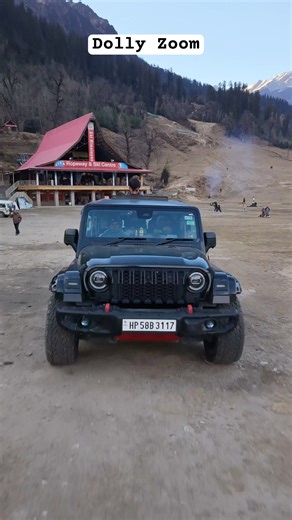 DJI MINI 5 PRO || DOLLY ZOOM IN 10SEC || QUICK VERTIGO EFFECT #djimini5pro #solangvalley #manali