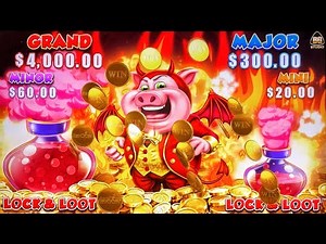 Lucky Looters Devil slot machine JACKPOT