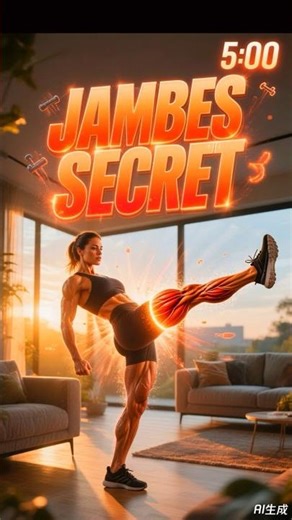 Strengthen Your Legs in 5 Minutes! Easy Home Exercises