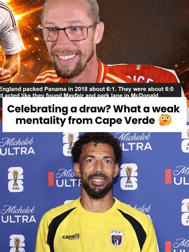 Celebrating a draw? What a weak mentality from Cape Verde 🤔 #capeverde #spain #lamineyamal #pedri #pedrigonzalez #ferrantorres #rodri #barcelona #worldcup #fifaworldcup #worldcup2026