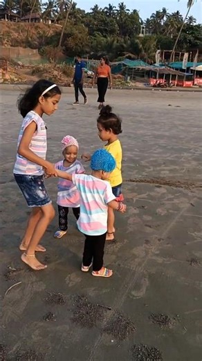 Kids Beach Fun in Goa | Sand Play and Happy Moments on the Sea Shore