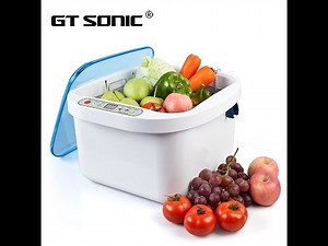 Best way to wash vegetables and fruits with ozone and ultrasonic remove pesticides