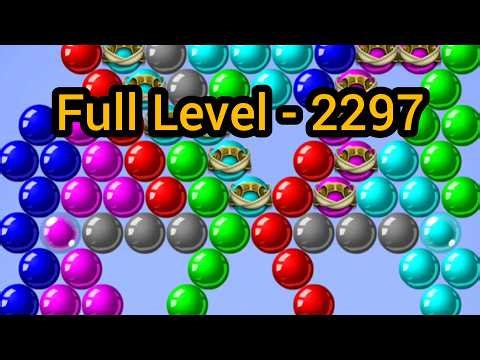 Bubble Shooter Level 2297 Gameplay No Boosters Full Strategy Walkthrough Guide 