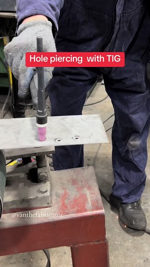 Innovative TIG Welding Torch Technique for Hole Piercing