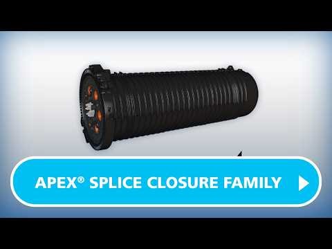 The Apex® Family: Scalable Fiber Optic Splice Closures