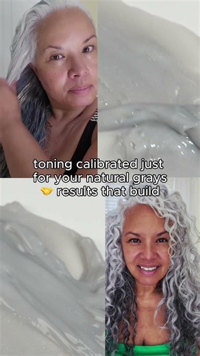 Meet toning shampoo built for your natural silver hair 🩶✨⁠