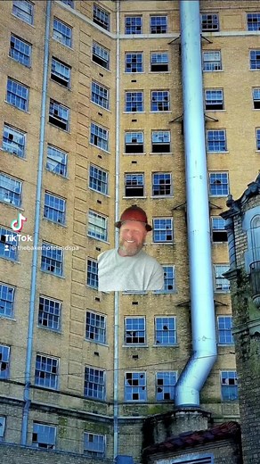 Before & After - window restoration at The Baker The Baker Hotel and Spa, Mineral Wells Texas | The Baker Hotel and Spa, Mineral Wells Texas