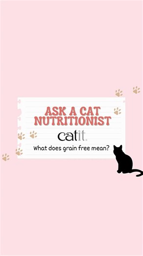 Ask a cat nutritionist pt. 2 with @thefelineconsultant: What does grain free mean? #CatNutrition #FelineHealth #CatCare #AskTheExpert | Catit USA | Facebook