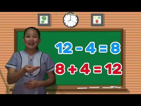 Tagalog Tutorial about Inverse Operation (Addition & Subtraction) #inverseoperation