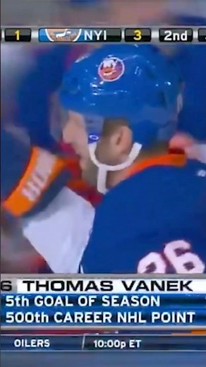 Thomas Vanek's 1st Islanders' goal marks his 500th NHL point | Nov. 2, 2013 | Islanders vs. Bruins