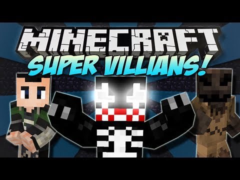 Minecraft | SUPER VILLAINS! (Venom, Loki & Scarecrow!) | Mod Showcase [1.4.7]