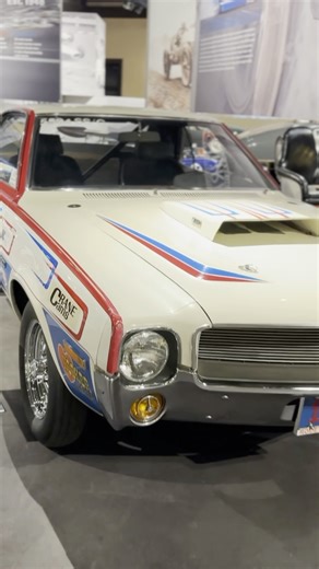 Torqued-up Tuesday!🔧💥 Feast your eyes on the legendary Super Stock AMX! This beast was born for the strip — only 52 ever built, and it's still turning heads. Did you know it could do a quarter mile in under 11 seconds back in the day? 💨💪 Want to see it up close? Come to the Gilmore Car Museum and explore Without Limits: Racing Through America! 🏎️🇺🇸 From dragsters to road warriors, we've got race cars that made history. Don’t miss it! 👀 #SuperStockAMX #GilmoreCarMuseum #WithoutLimitsExhib