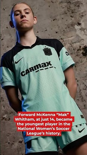 McKenna Whitham, 14, Is the Youngest NWSL Player Ever #nwsl #gothamfc #mckennawhitham