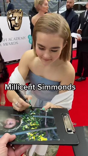 Millicent Simmonds at BAFTA Awards 13 March 2022